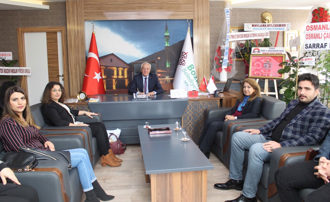 Sayın Belediye Başkanımız Sadettin SAYGI ya Bozkır Meslek Yüksekokulu Olarak Hayırlı Olsun Ziyareti 